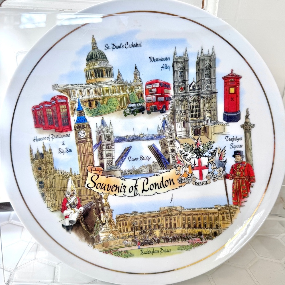 London Souvenir Decorative Plate